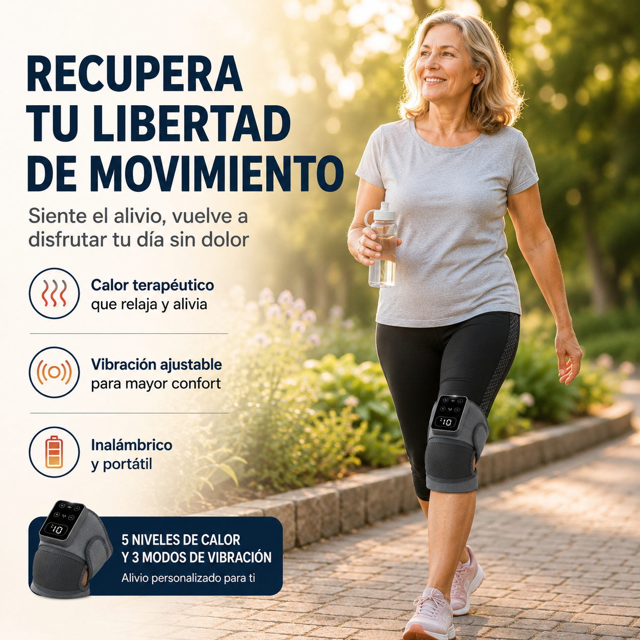 Masajeador Térmico Rodilla Inalámbrico