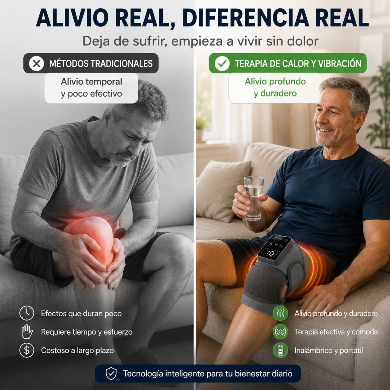 Masajeador Térmico Rodilla Inalámbrico
