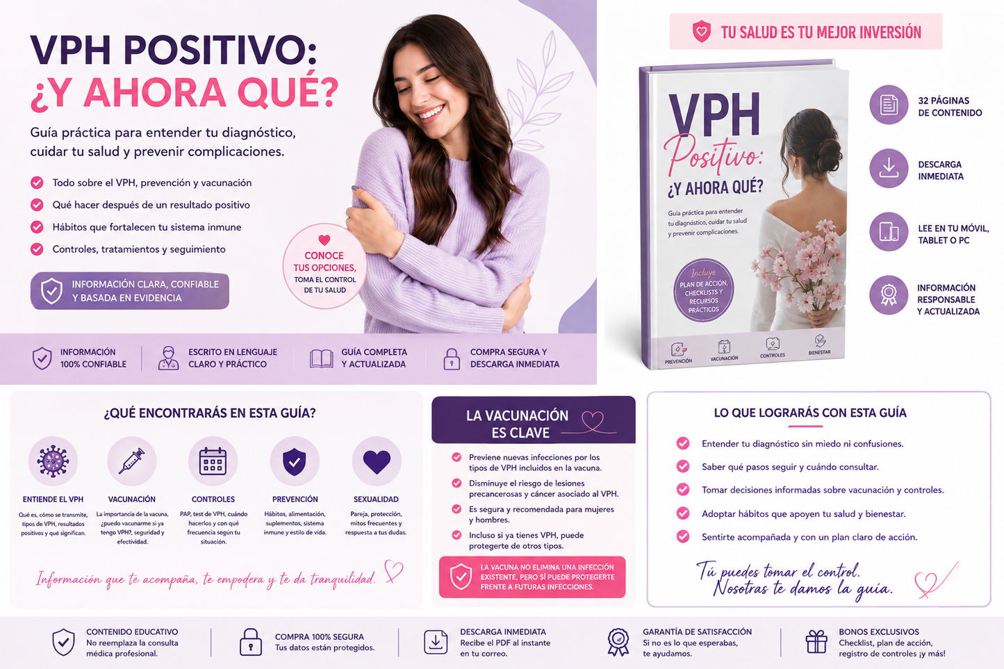 E-book: VPH positivo, ¿Y ahora qué?